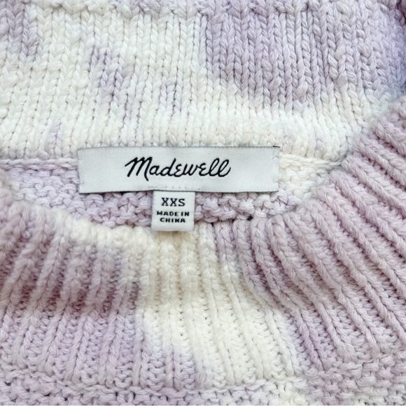 Madewell Lavender and Charcoal Tie-Dye Sweater - Picture 4 of 10
